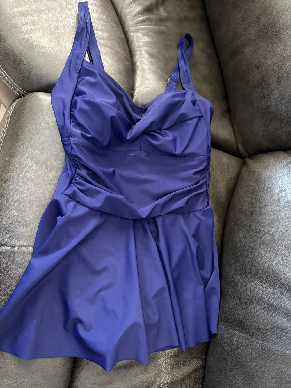 Bloom Chic Royal Blue One-Piece Swimdress 14/16